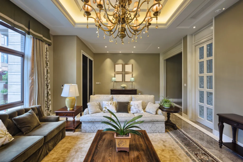 classic drawing room interior design